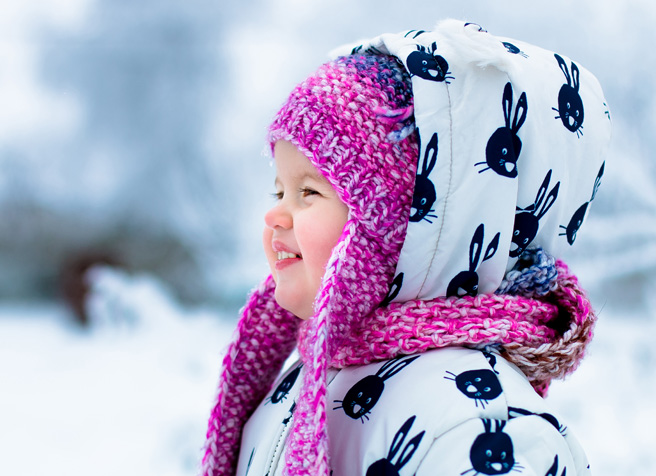 Gemusterter Schneeanzug für Kinder - Stylische Kindermode online kaufen